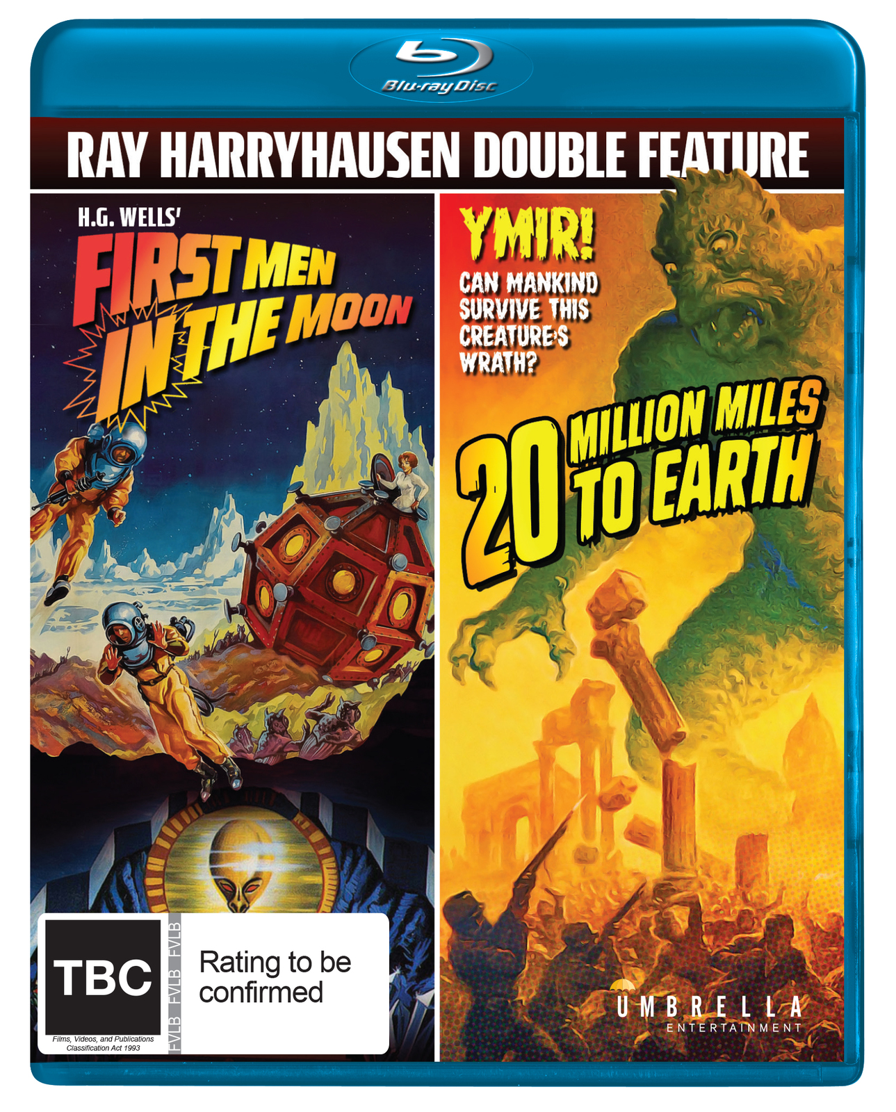 First Men In The Moon + 20 Million Miles To Earth on Blu-ray image