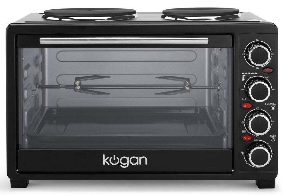 Buy Kogan 33L Electric Oven with Hotplates at Mighty Ape NZ