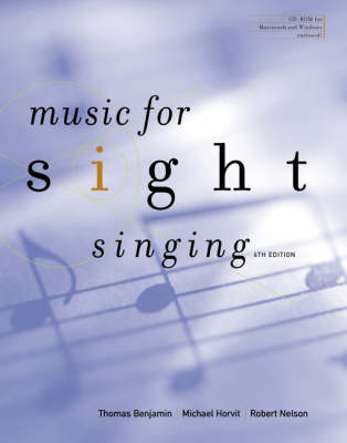 Music for Sight Singing by . Benjamin image