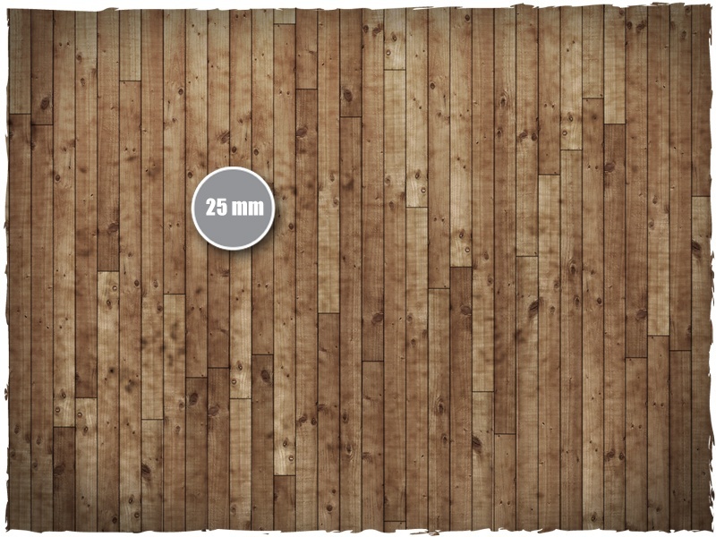 DeepCut Studio Wooden Floor PVC Mat (3x3) image