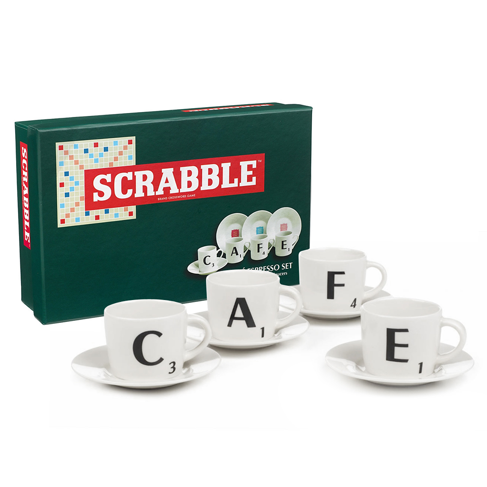 Scrabble Espresso Gift Set