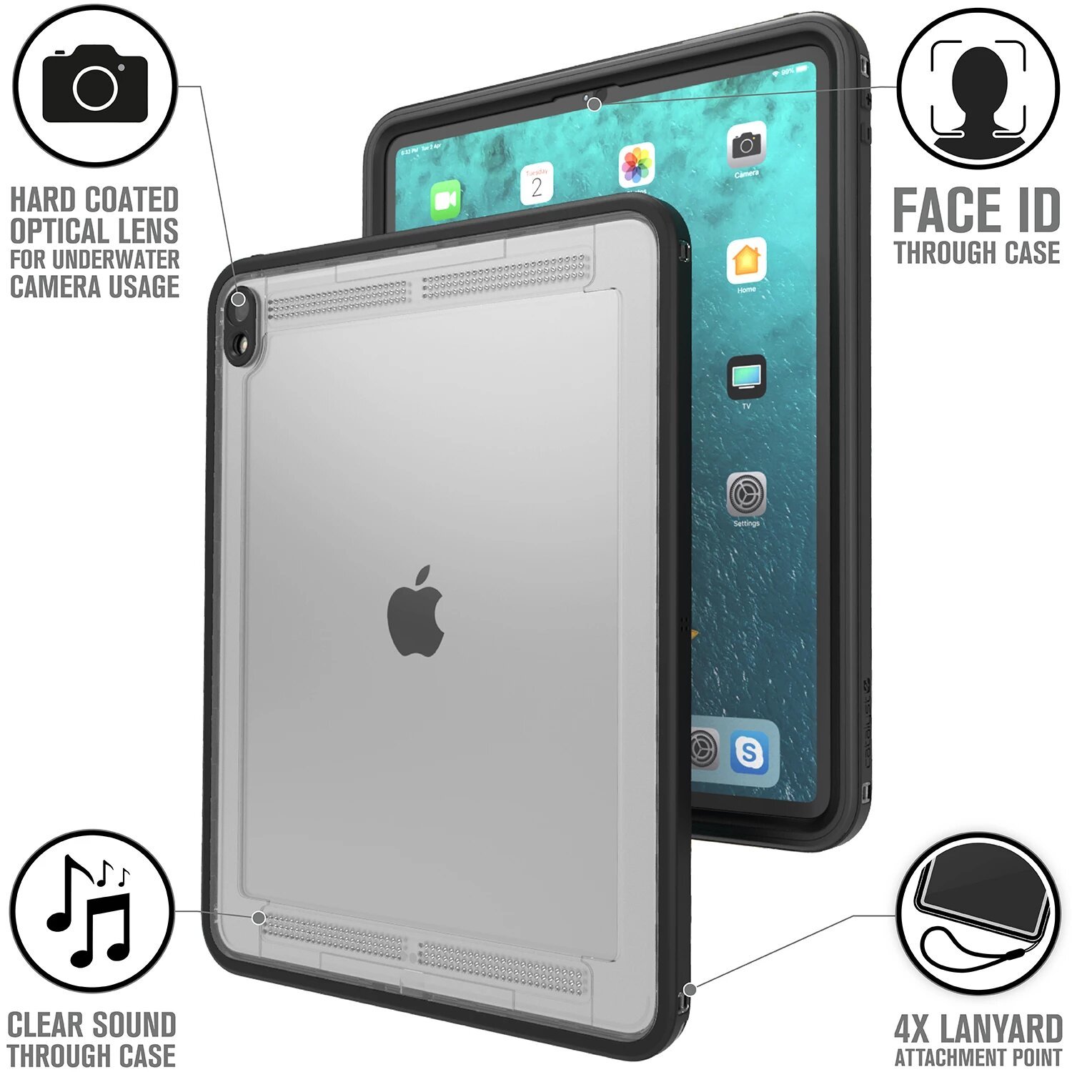 Catalyst: Waterproof Case - For 11" iPad Pro (Stealth Black)