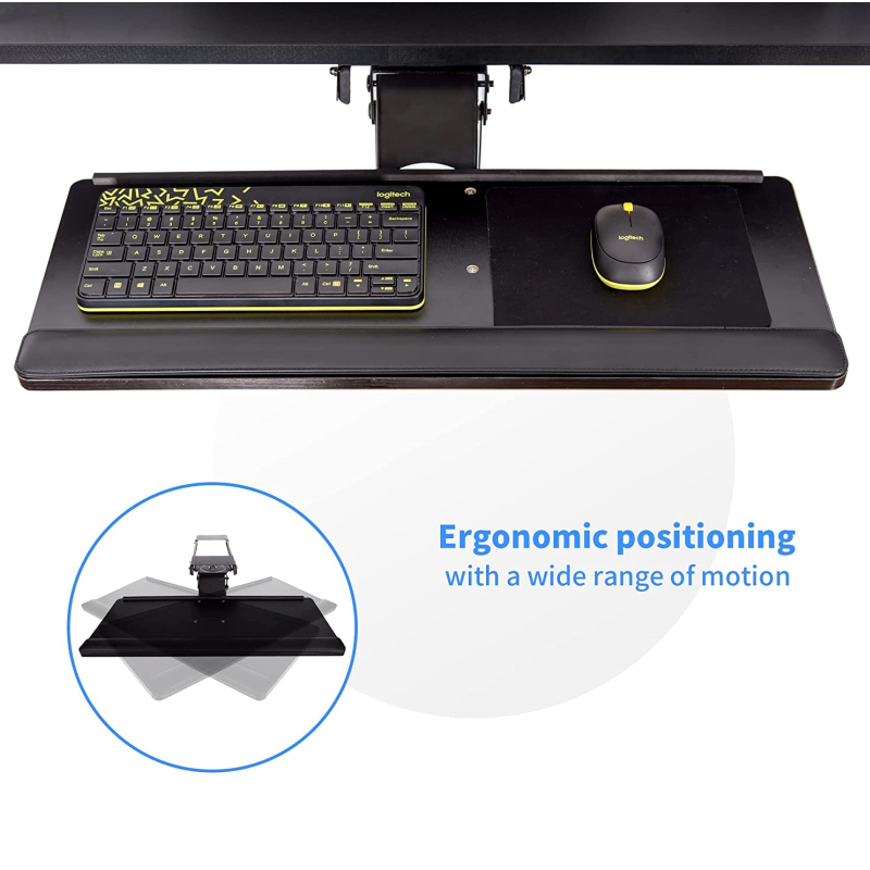 Buy UnderDesk Adjustable Ergonomic Keyboard and Mouse Tray at Mighty