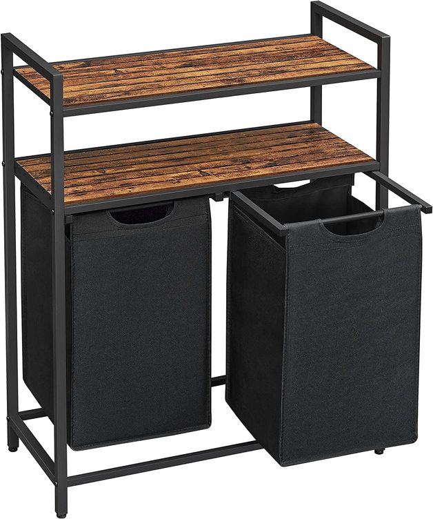 Buy Vasagle Laundry Hamper with 2 Storage Shelves