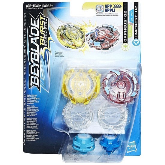 Beyblade: Burst - Orpheus O2 and Unicrest U2 Duo Pack