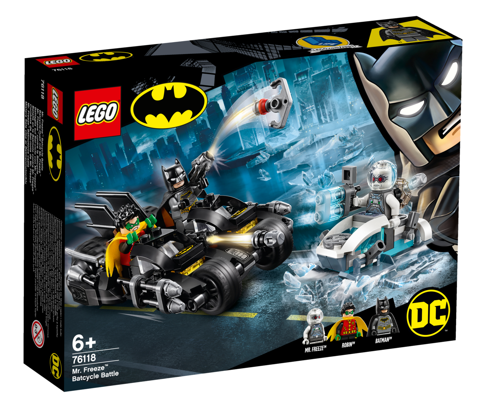 LEGO Super Heroes: Mr. Freeze Batcycle Battle (76118) image