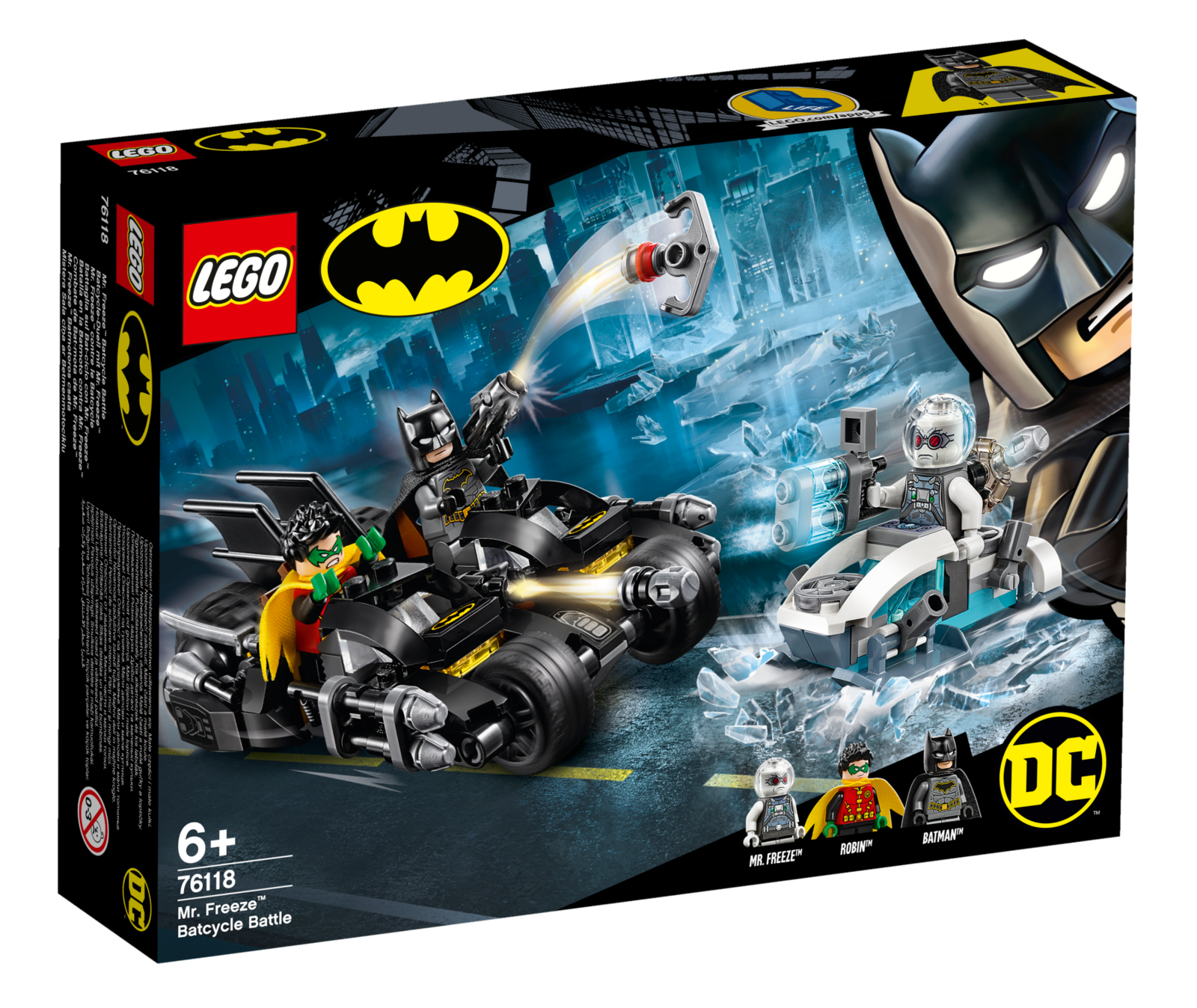 LEGO Super Heroes: Mr. Freeze Batcycle Battle image