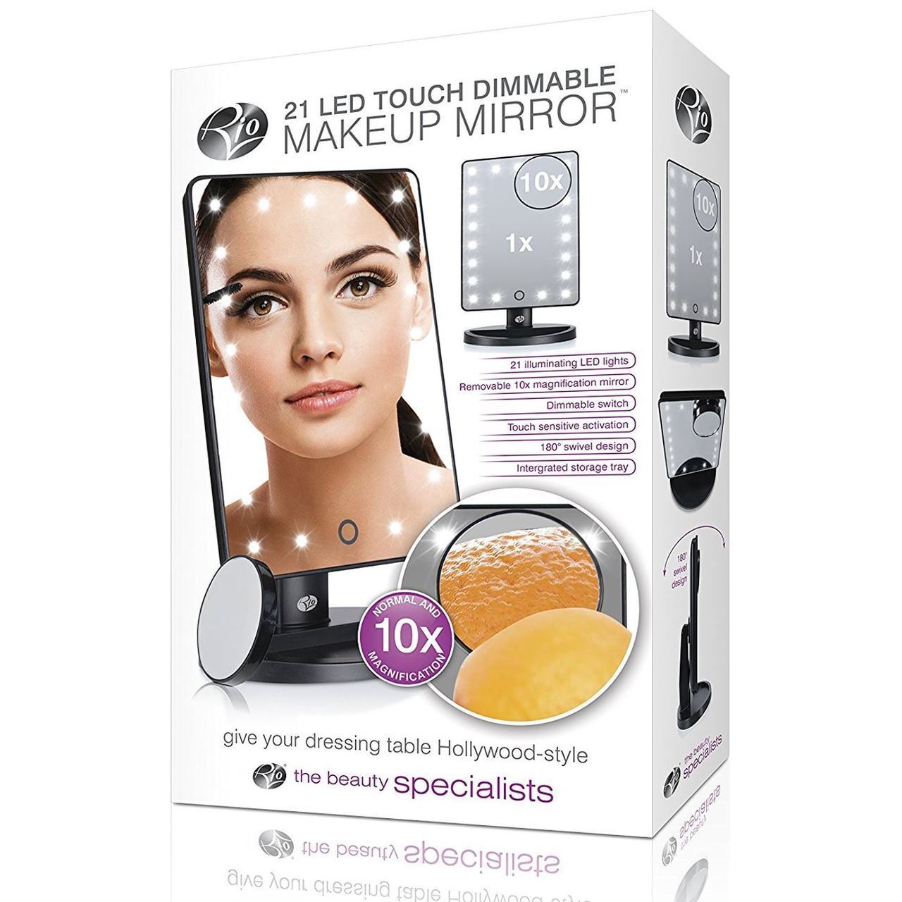 LED Dimmable Makeup Mirror image