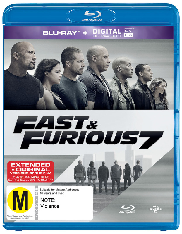 Fast and Furious 7 on Blu-ray