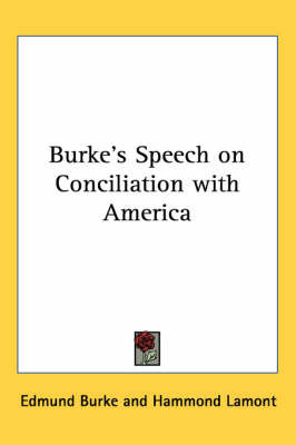 Burke's Speech on Conciliation with America image