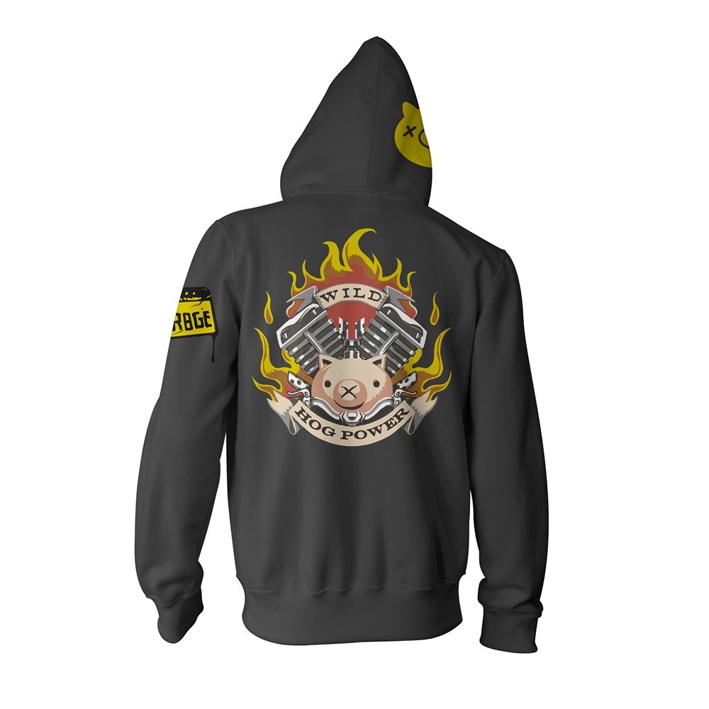 Overwatch Ultimate Roadhog Zip-Up Hoodie (X-Large)