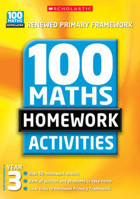 100 Maths Homework Activities for Year 3 by Ann Montague-Smith image
