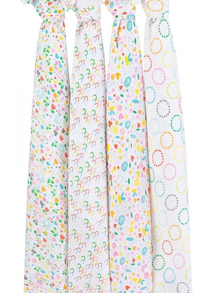 Aden + Anais: Classic Swaddle - Fairground (4 Pack) image