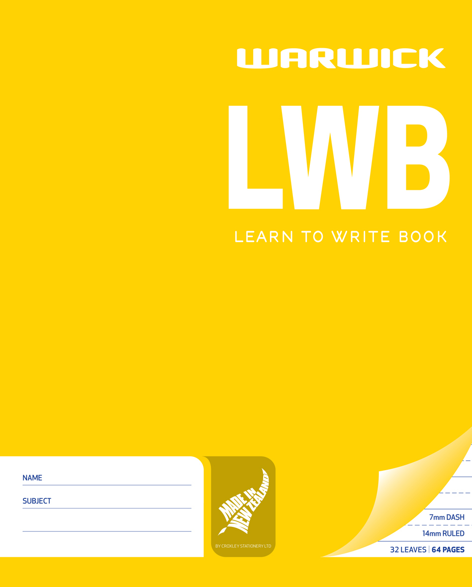 Warwick LWB 32lf 255x205mm Learn to Write Exercise Book image