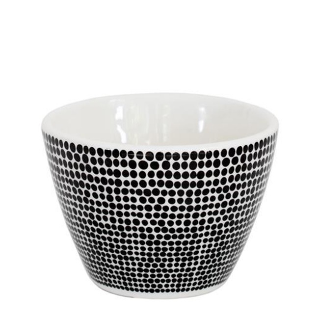 Ceramic Cotton Tip Bowl (Black Spot) image