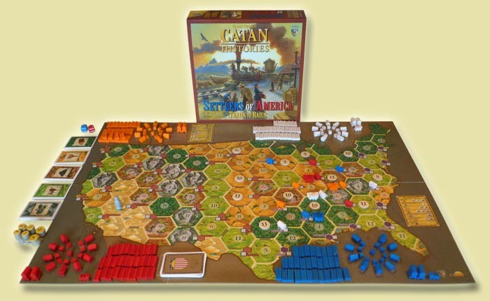 Catan Histories: Settlers of America: Trails to Rails image
