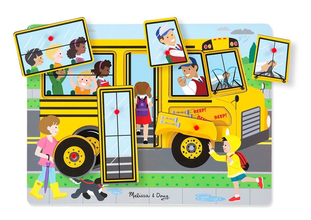 Melissa & Doug: The Wheels on the Bus - Sound Puzzle image