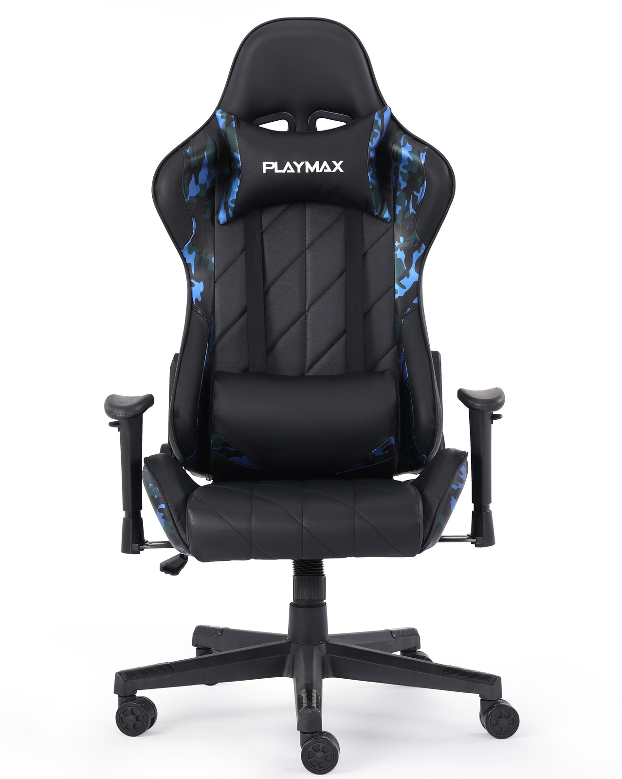 Playmax Elite Gaming Chair Blue Camo Buy Now at Mighty Ape NZ