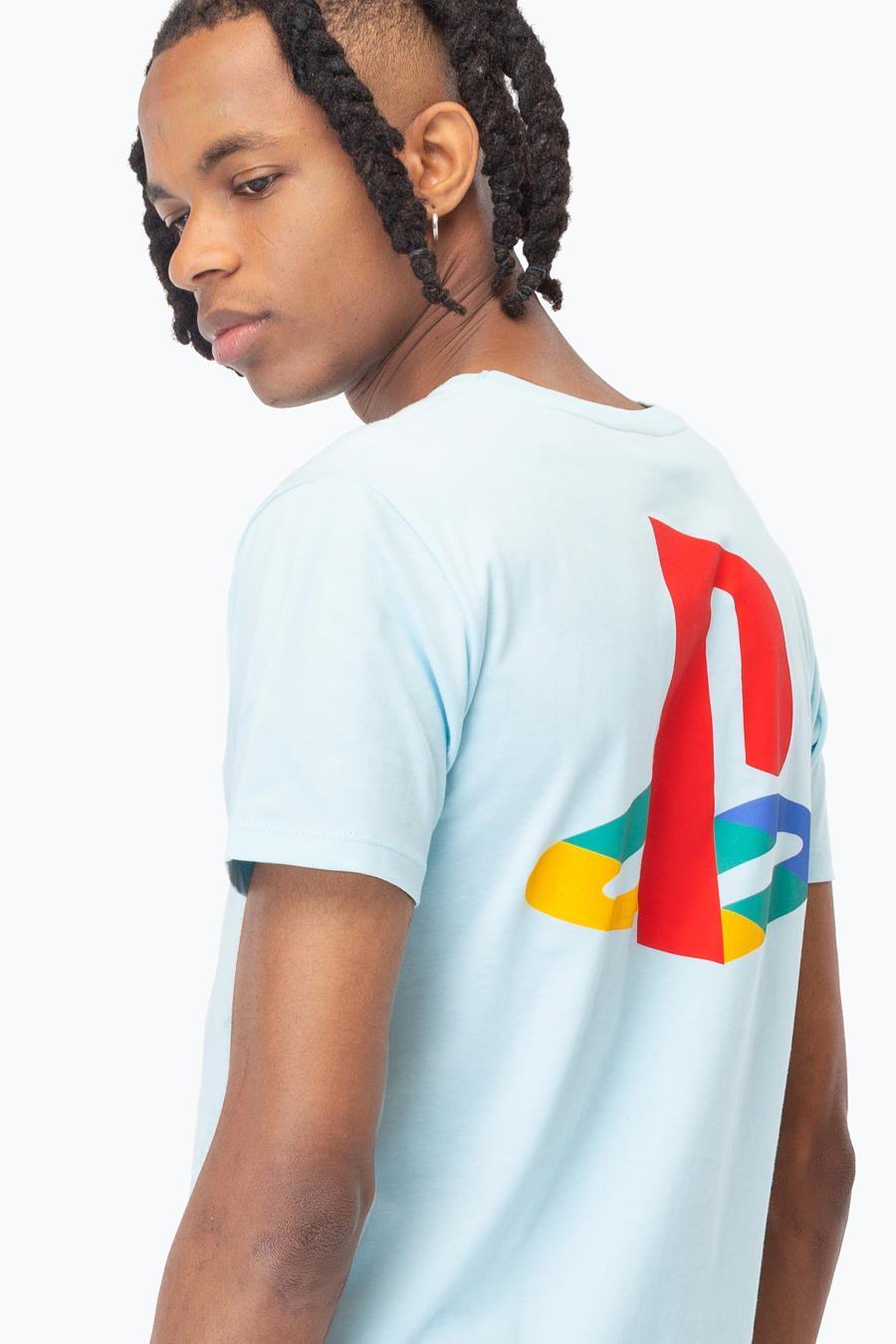 Just Hype: PlayStation Blue Crest Mens T-Shirt - Medium image