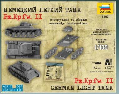 Zvezda 1/100 German Light Tank Pz.Kp.fw II