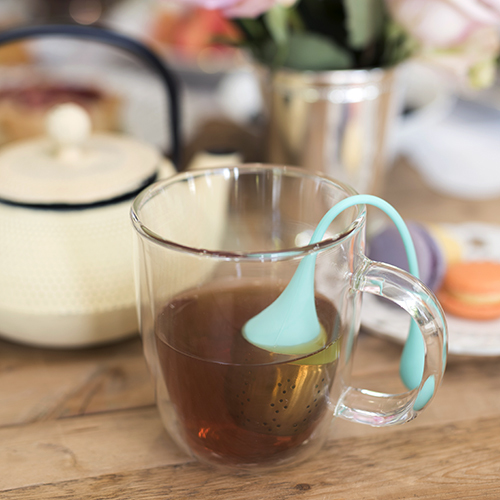 Pinky Up: Weighted Tea Infuser & Base - Mint image