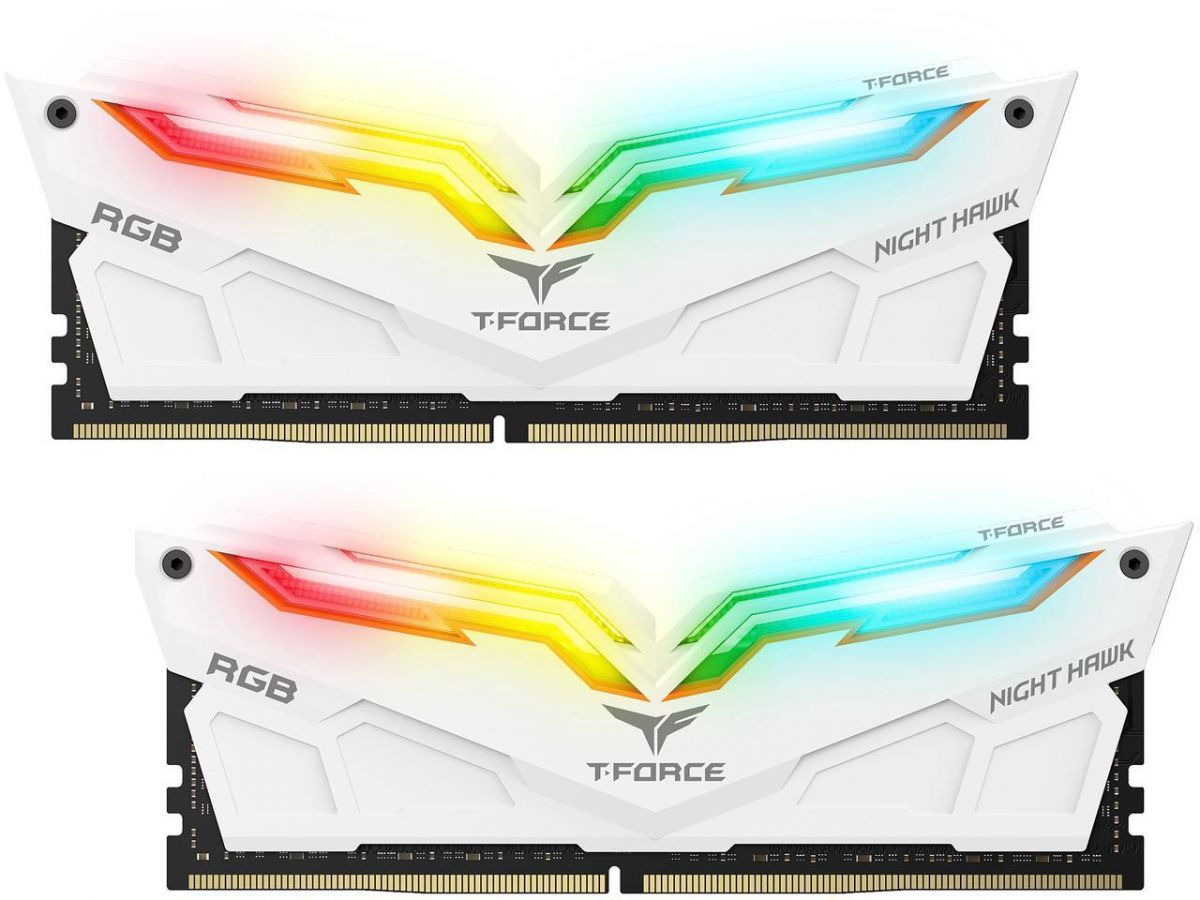 2x8GB Team T-ForceNight Hawk RGB 4000MHz DDR4 Gaming RAM