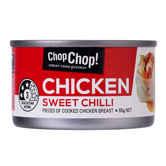 Chop Chop: Chicken Chunks - Sweet Chilli 85g (12 Pack) image