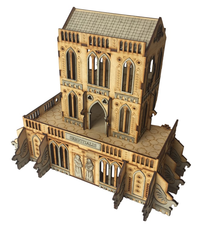 TTCombat: Tabletop Scenics - Gothic Ruined Servitialis image