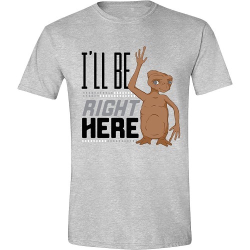 ET: I'll Be Right Here T-Shirt - Grey/XX-Large image