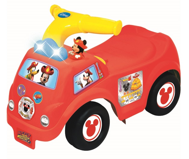 Kiddieland: Fire Engine Activity Ride-On - Mickey Mouse