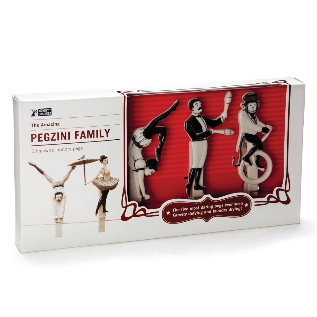 Monkey Business: Pegzini Family Laundry Pegs image