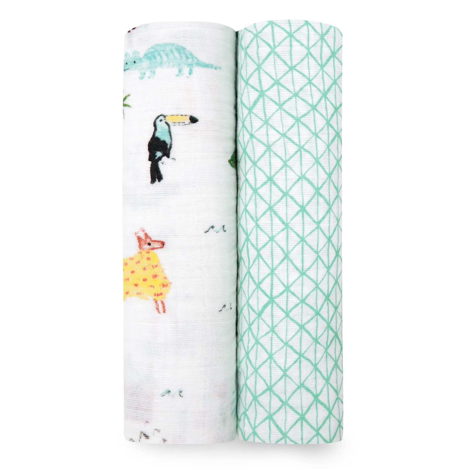 Aden + Anais: Classic Swaddle - Around The World (2 Pack)