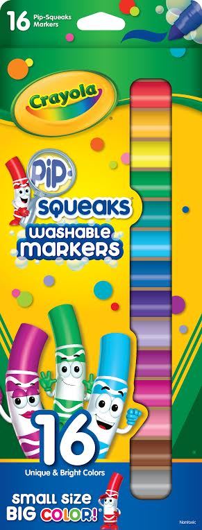 16 Count Pip Squeaks Skinnies, Crayola.com