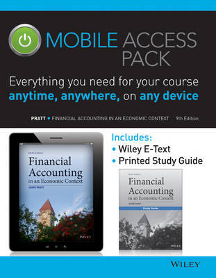 Financial Accounting in an Economic Context 9e Mobile Access Pack by Jamie Pratt image