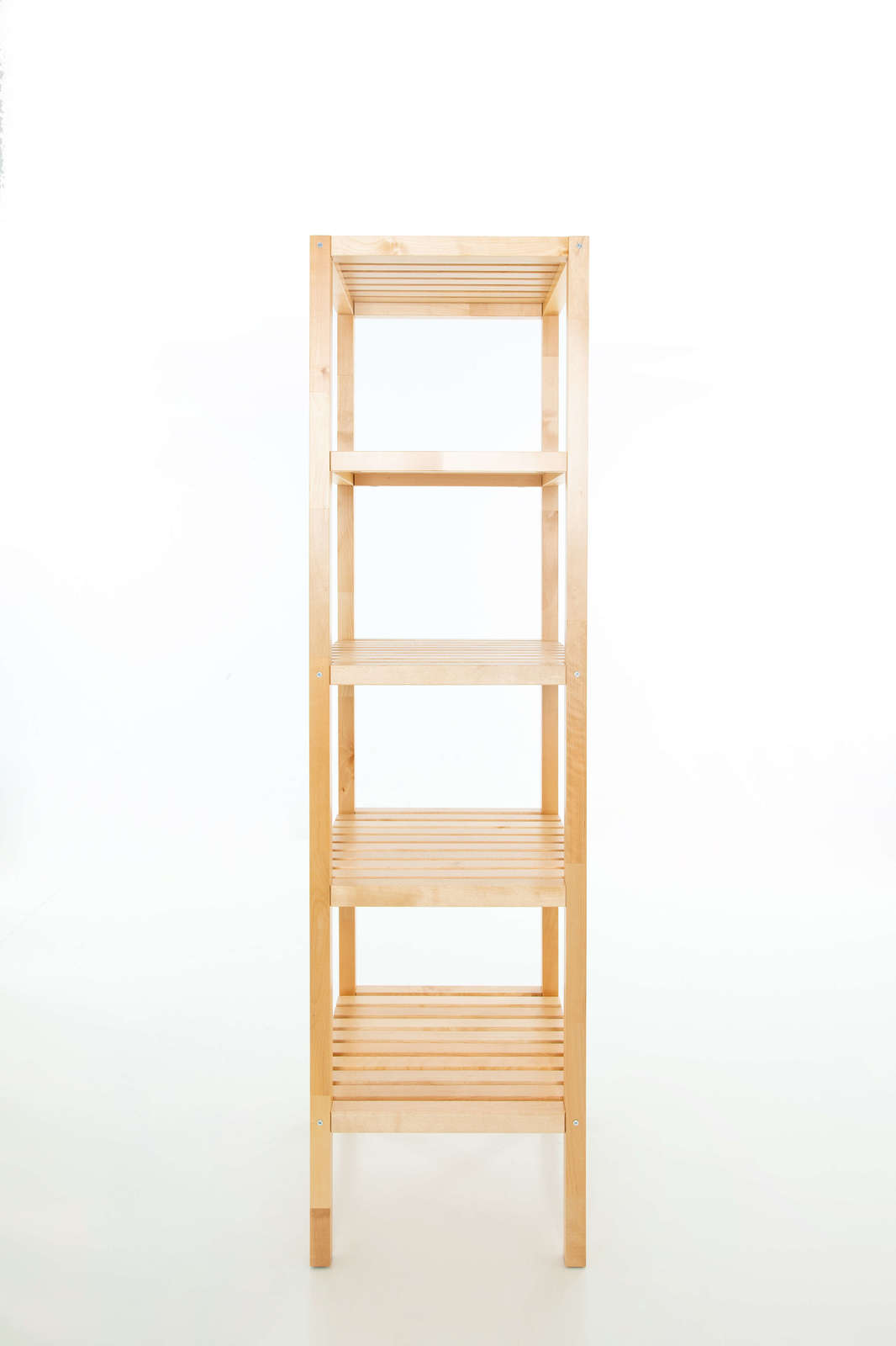 Buy 5Tier Solid Birch Wood Shelf Unit at Mighty Ape NZ