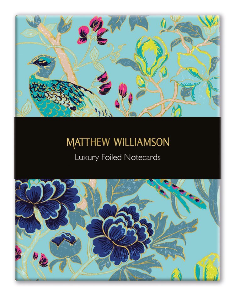 Museums and Galleries: Magnolia Peacock - Foiled Note-Cards image