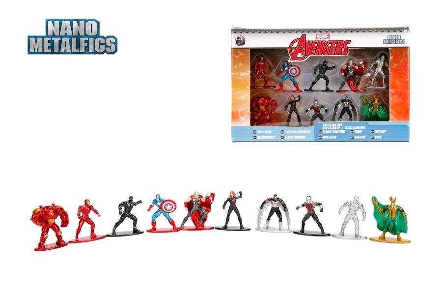 Jada Metal Minis: Marvel - Nano Metalfigs 10-Pack image