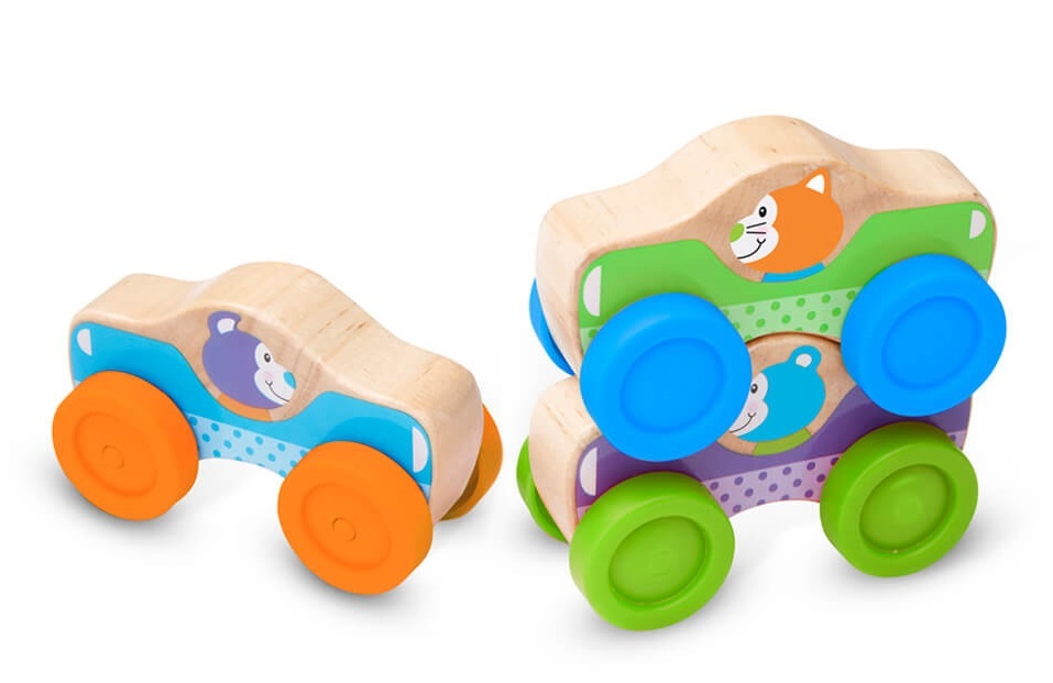 Melissa & Doug: Animals Stacking Cars