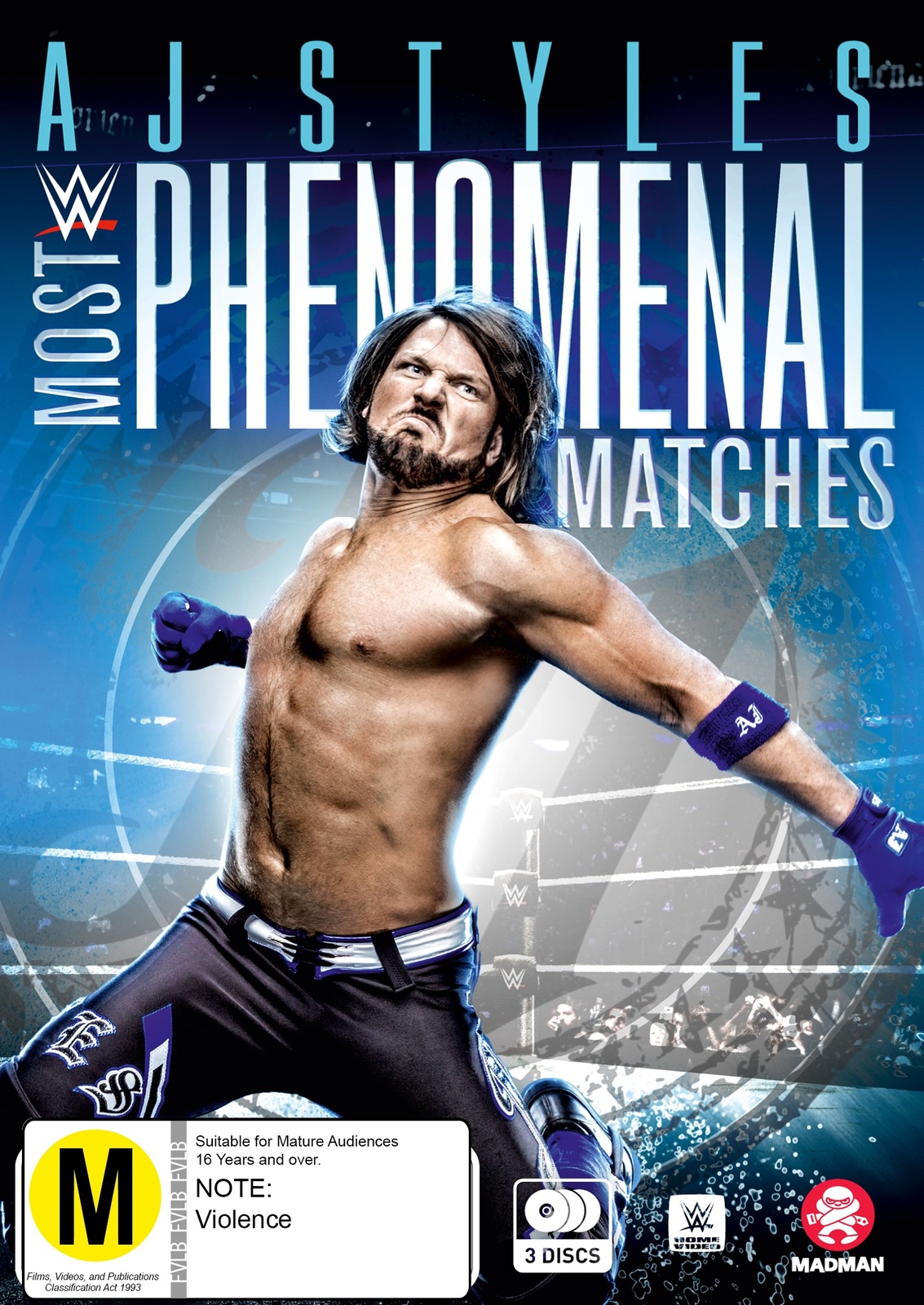 WWE: AJ Styles - Most Phenomenal Matches on DVD image