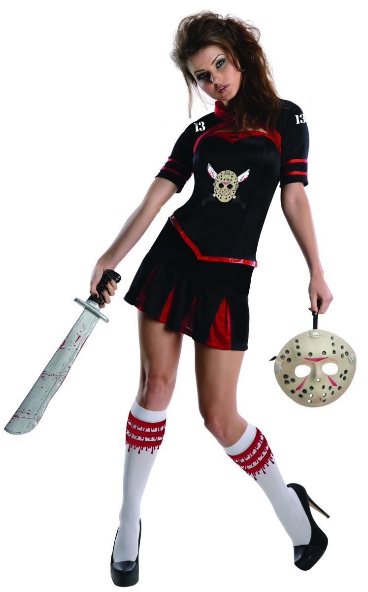 Miss Voorhees Cheerleader - Secret Wishes Costume (Medium)