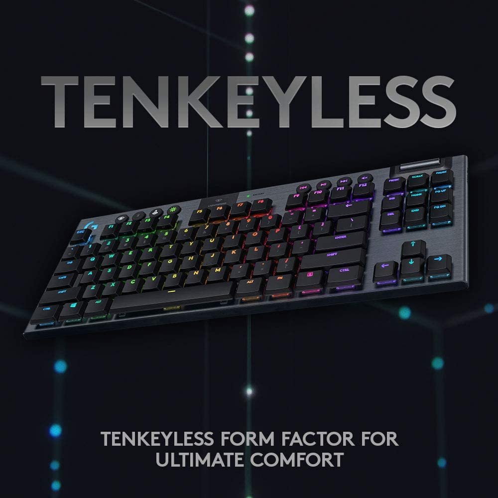 Logitech G915 TKL Wireless Mechanical Gaming Keyboard (GL Linear) for PC image