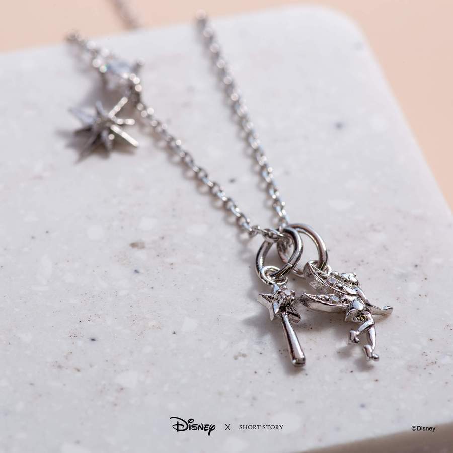 Short Story: Disney Tinker Bell Necklace - Silver image