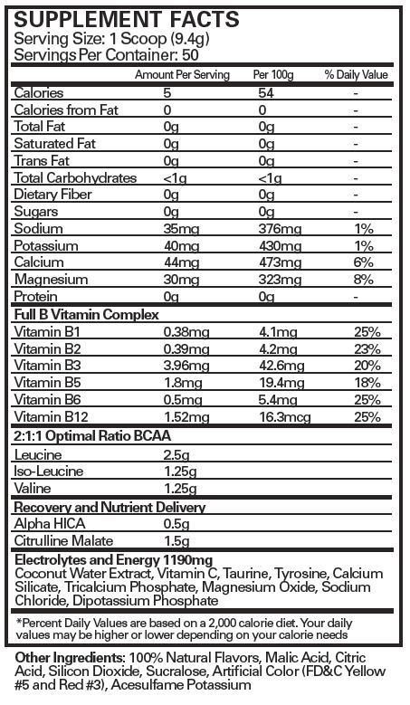 EHP Labs: Beyond BCAA - Strawberry Daiquiri (50 Serves)