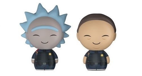 Rick and Morty - Police Rick & Police Morty Dorbz Vinyl 2-Pack image