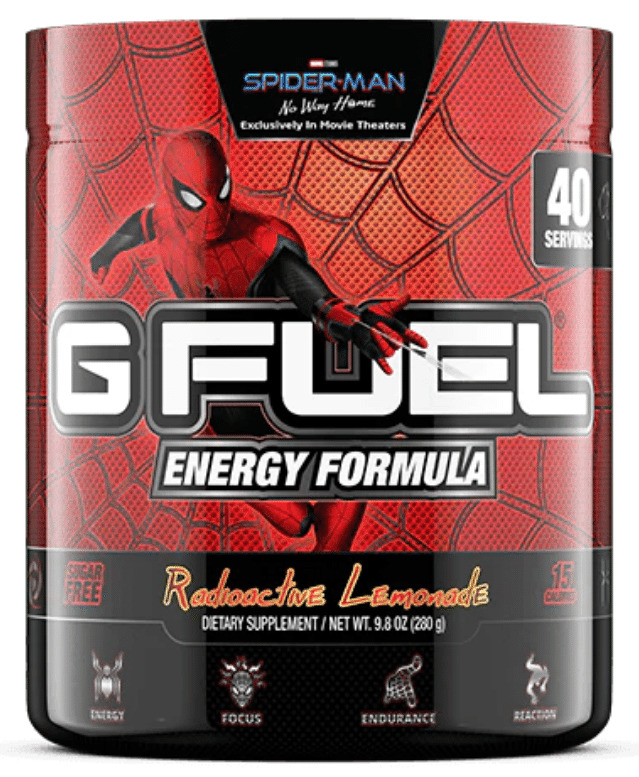 Buy G FUEL Energy Formula Radioactive Lemonade OG (Spiderman) at