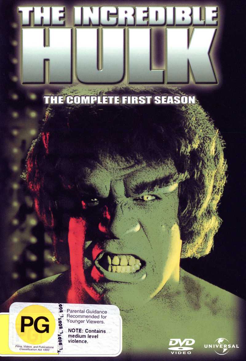 The Incredible Hulk - The Complete 1st Season (4 Disc Set) on DVD image