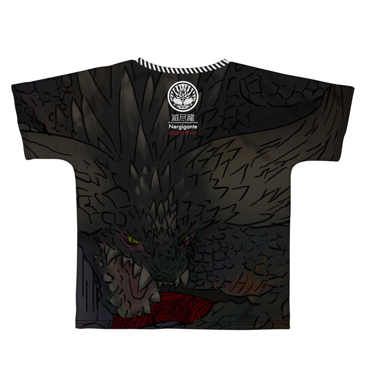 Monster Hunter: World Full Graphic T-Shirt B-Side Label Nergigante L image