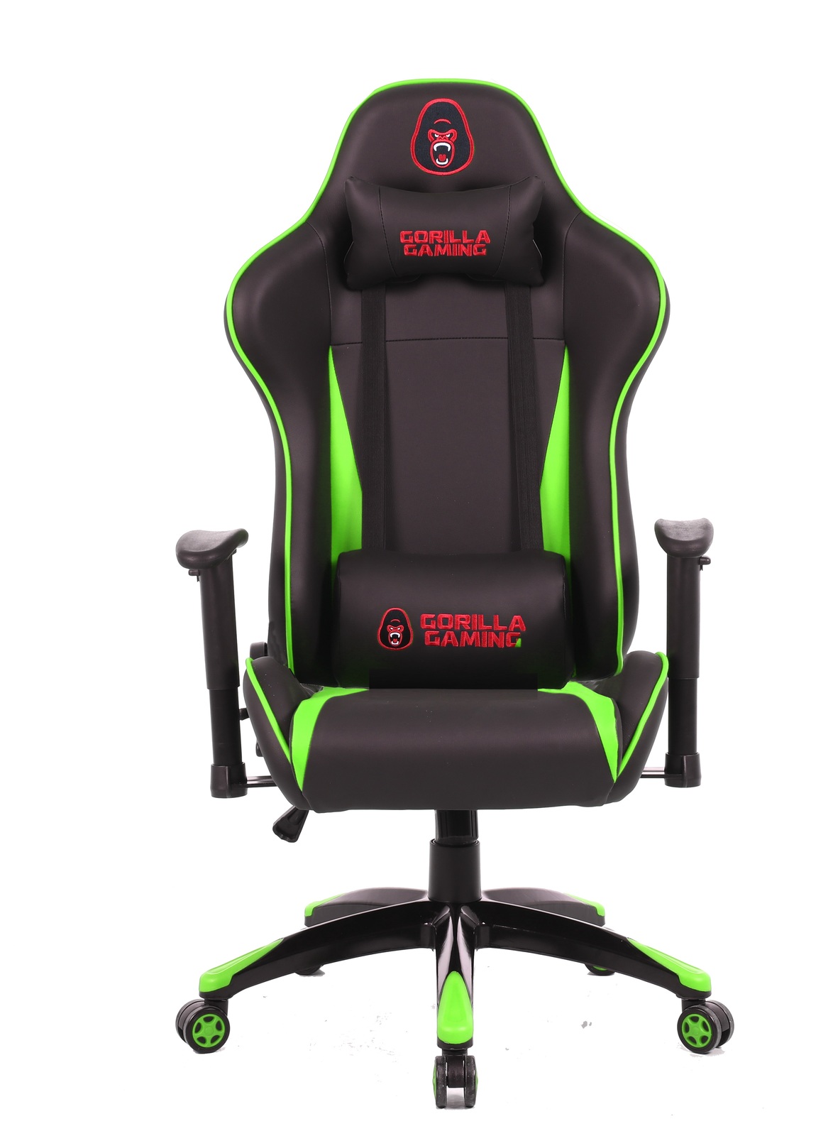 Gorilla Gaming Commander Chair - Green & Black for image