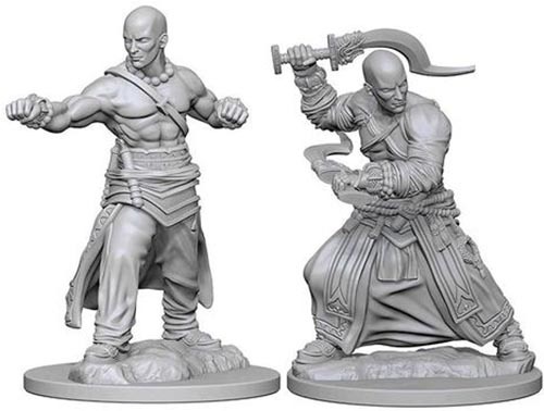 Pathfinder Deep Cuts: Unpainted Miniature Figures - Human Male Monk image