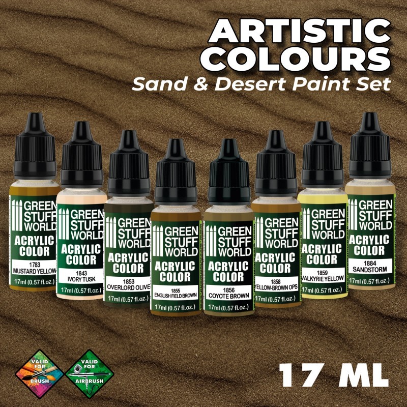 Sand & Desert Acrylic Paint Set at Mighty Ape NZ